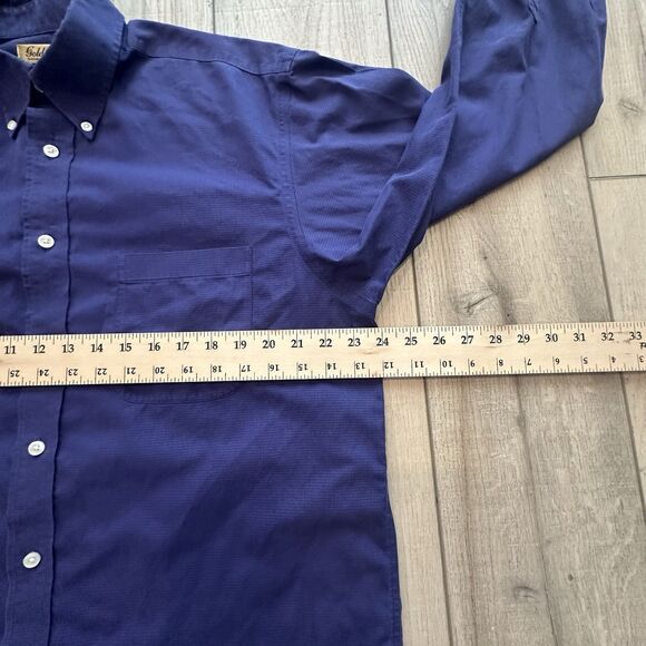 Roundtree & Yorke Gold Label Shirt Mens Large Non Iron Perfect Performance - Picture 2 of 7